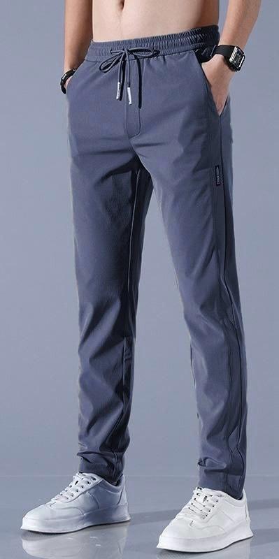 COMBO OF 2 MEN'S REGULAR FIT LYCRA TRACK PANT( Black + GREY )