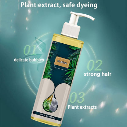 Pure Plant Extract For Grey Hair Color Bubble Dye (Pack of 2)