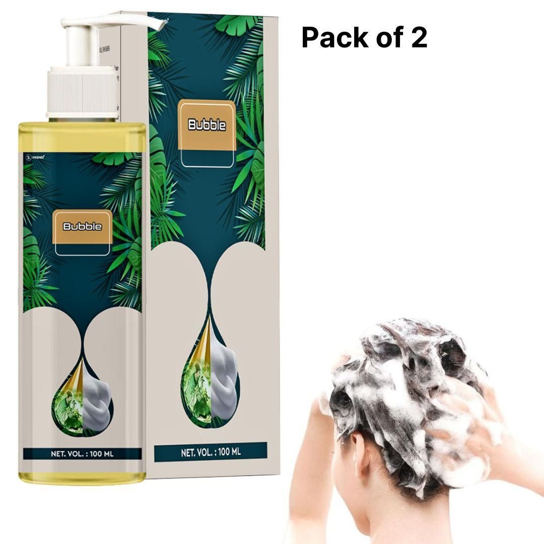 Pure Plant Extract For Grey Hair Color Bubble Dye (Pack of 2)