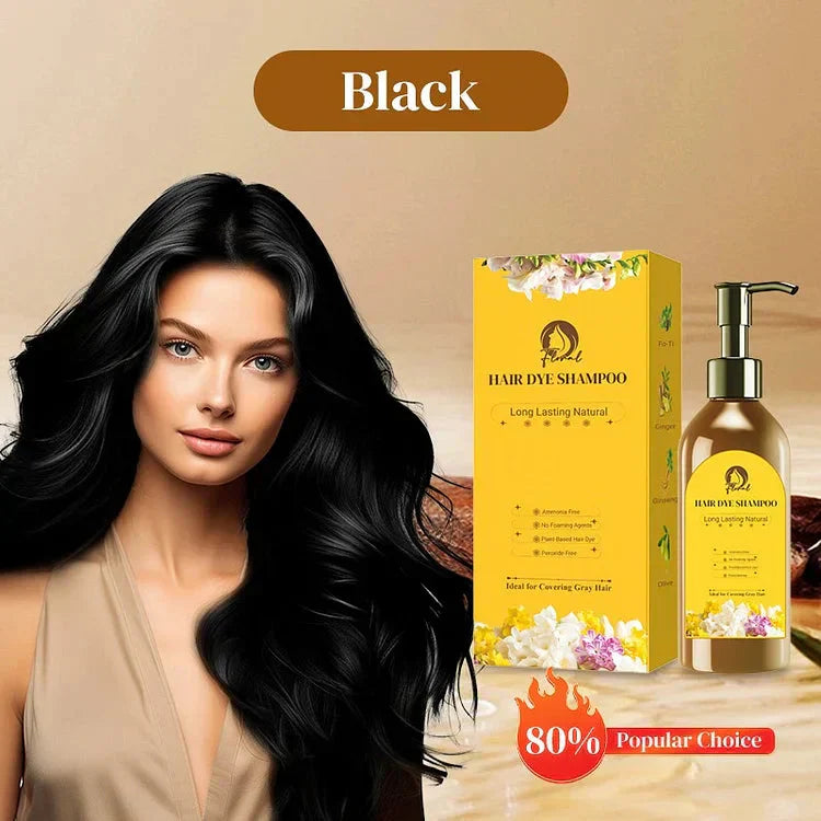 Long Lasting Natural Hair Dye Shampoo 100ML (Pack of 2)